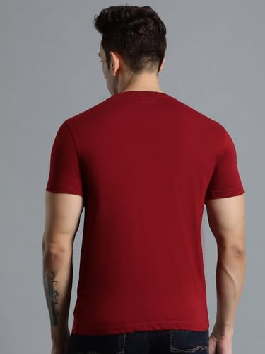 Image of hummel Cam Men's Cotton Round Neck Half Sleeve T-Shirt