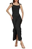GRACE KARIN Women's Prom Dresses Wedding Party Formal Elegant Evening Long Ball Gowns Black