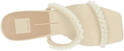 Dolce Vita Women's Ariele Heeled Sandal, Vanilla Pearls, 8.5 | Image 4