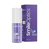 SmileOptics Purple Toothpaste - V34 Teeth Whitening - Advanced Color Correcting Toothpaste V34 for Enhanced Brightening - 100ml Tube - Gentle Formula for Daily Use - Fluoride Free