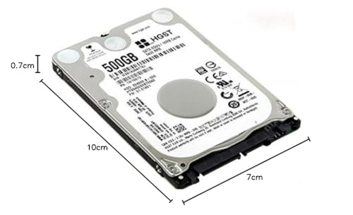 Hitachi (HGST 500 GB 2,5 Pulgadas 5400rpm SATA3 (6 Gbps) 16 MB de caché de Disco Duro, de 7 mm de Espesor para Laptop, PS3, PS4, CCTV, iMac, Macbook Garantía 2 Año 500 GB HDD - imagen 5