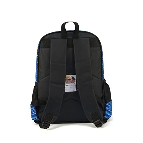 Mochila Costas Escolar Infantil Juvenil naruto boruto Cor:Azul Preto;Tamanho:M;Gênero:Masculino