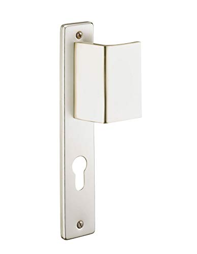 THIRARD - Ensemble de Poignées pour Porte d'Entrée Palière Picardie - Aluminium - Aileron Réversible - Carré 7 mm - Entr'Axes 195 mm - Finition Anodisée -...