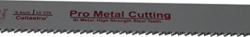9-Inch Thick Metal Cutting Reciprocating Saw Blades (18 Tpi) Made Of Long Lasting Bi-Metal (Hss Teeth Bonded To Hcs Body) - 5 Pack - Caliastro #TOP4