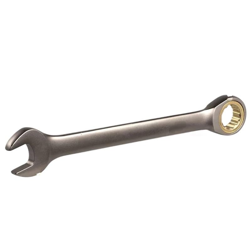 SHUNMIN Llaves Fijas con Carraca 1 Pieza de Llave de trinquete, Llave combinada, Herramienta de Anillo de Engranaje Llave Carraca(18mm)