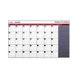 Bi-Office Glas Monatsplaner, Magnetisch, Rahmenlos, 78 x 48 cm