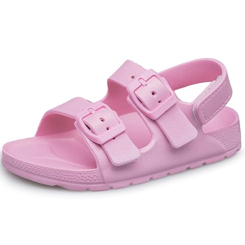 BNV Girls Double Buckle Water Slide Sandals Size 13