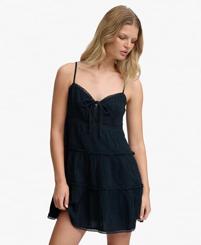 Mini robe à volants en étamine femme Superdry - vue 3