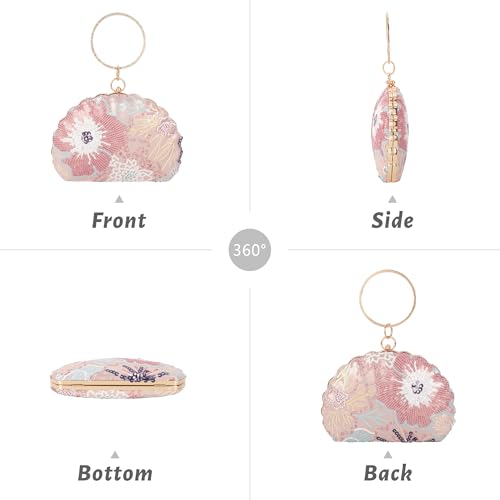 Image of Women Seashell Evening Bag Purse Mermaid Chain Strap Clutch Handbag Shoulder Bag | Seashell