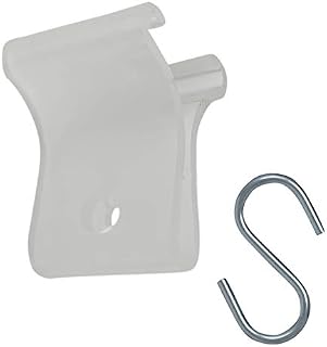 SharpTank Ceiling Grid Clips | 60 Pc Kit of Clear Clips and Ceiling