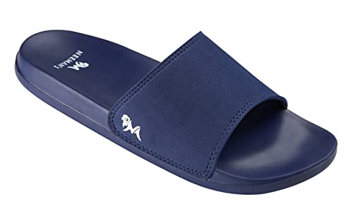 Image of Neeman's Eco Slides for Men | Open Toe Indoor Outdoor Slippers for Boys | Natural Rubber and Recycled Materials| Anti Skid Durable | Lightweight and Comfort Flip Flops