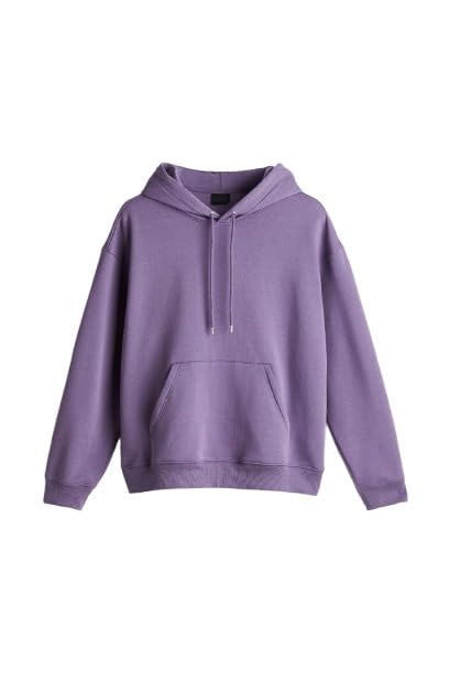 Image of Casual Fleece Hoodie Sweatshirt Solid Hooded Collar Drawstring Long Sleeve Pullover for Men & Women