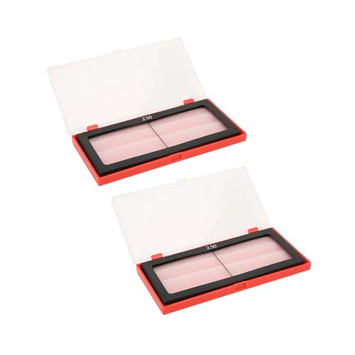 2 PCS Welding Helmet MagnifierWelding Glass Magnifier Lens Welding Magnifier Lens 1.0/1.5/2.0/2.5/3.0 Diopter, for welding masks, arc welding, plasma cutting, with eye protecting and antiultraviolet