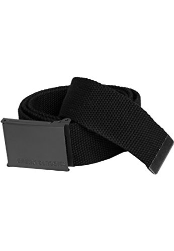 Urban Classics Basic Canvas Belt | Stoffgürtel in black