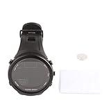 HEEPDD Barometeruhr, Multifunktionales Batteriebetriebenes Angeluhr-Thermometer Wasserdicht für den Außenbereich (Schwarz)