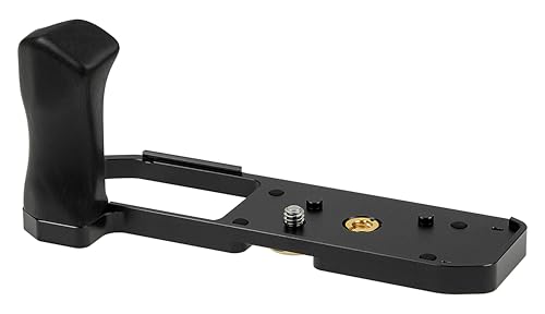 Fotodiox Deluxe Metal Zf Camera Hand Grip with Wooden Accent and Battery Access - Compatible with Nikon Zf MILC Camera