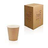 【ケース販売】サンナップ エンボスカップ 未晒し 210ml/7oz/1500個 使い捨て 断熱 コーヒー 衛生的 お花見 イベント用 学校 キャンプ 緊急時の備えにも 普段使い C2150EMFS