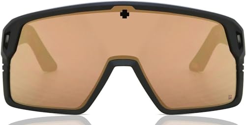 Spy Optics Monolith Sunglasses Club Midnight Matte Black with Happy Gold Spectra Lens2