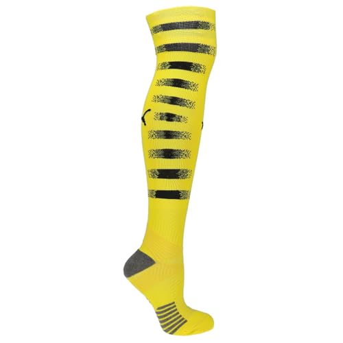 PUMA Mens Team Bvb Graphic Replica Socks Athletic Casual - Yellow