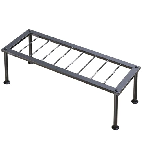 Josmimic 1 Tier Plant Stand: Ladder Plant Holder - Metal Flower Pot Stand - Heavy Duty Flower Rack for Living Room Patio Garden Corner Balcony and Courtyard.