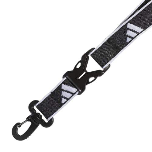 Image of adidas Unisex Adult Lanyard for Keys, ID Badge Holder, Keychain with Breakaway Buckle