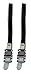 SUNLITE Toe Straps, Black