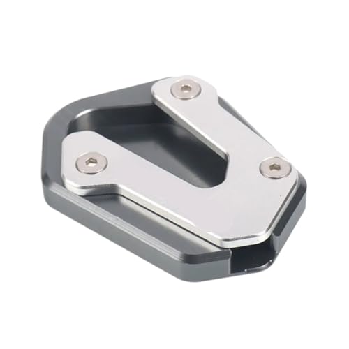 Plaque support agrandir béquille V-Strom 650XT en aluminium CNC robuste