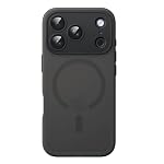 JETech – JETech Matte Magnetische Hülle für iPhone 17 Pro, Schwarz