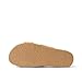 REEF Cushion Vista Womens Fashion Slide Sandal, Vegan Leather Strap, Ultra Soft Cushion Footbed, Natural, 8.5