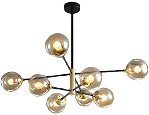 Lustre en verre moderne de luxe pour salon contemporain