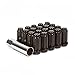 Method Race Wheels Lug Nut Kit, 4 Wheels, Black Spline