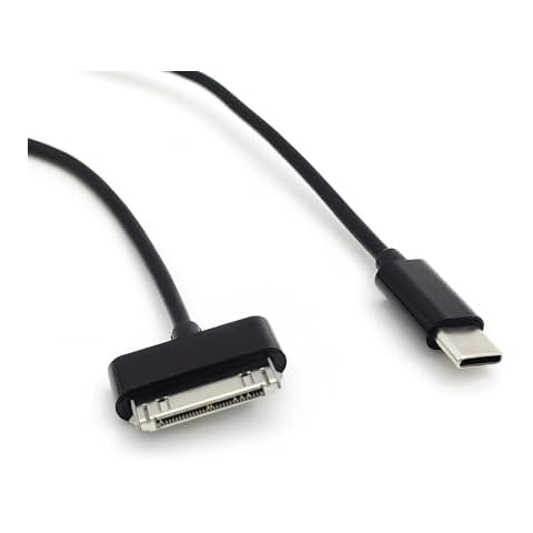 SPY SEE OPEN YOUR EYES USB C to 30 Pin Cable, 3ft Type-C to 30-Pin Sync Adapter and Charger (Black) Cover