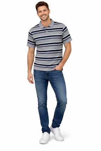 Image of SANE ORIGINALS Half Sleeve Polo T-Shirt for Men with Pocket || Stripe Collar and Pocket T-Shirt for Men Half Sleeves