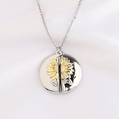 Sunflower Cancer Awareness Necklace - Survivor Gift for Cancer Warrior & Fighter4