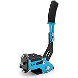 Vilom PC兼用 USBハンドブレーキ 高精度ホールセンサー採用で反応 耐久性の高いCNC切削アルミニウム製 コンパクト設計で設置自在 付属クリップで簡単取付 調整可能ボルトで操作高さ自由自在 プラグ＆プレイでドライバ不要 ロジテック等主要ハンドルに対応 レーシングシミュレーターの臨場感を革新 (ブルー)