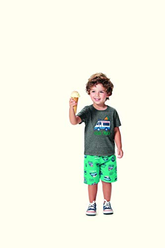 Conjunto Estampado em malha, Malwee Kids, Meninos, Cinza Escuro, M