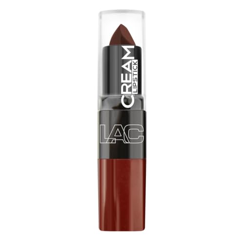 Image of L.A. Colors Moisture Cream Lipstick, Voluptuous Brown, 3.5g (Pack of 2)