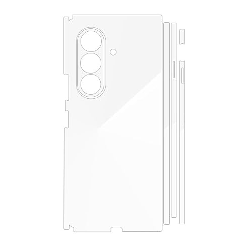 KOOLRIVER�EFor Galaxy Z Fold8 Ultra �ی�t�B���� �w�ʕی�t�B����+���ʕی�t�B���� TPU�f�� ���� ���ʃV�[���h �w�ʃV�[���h(�N���A) [���s�A���i]