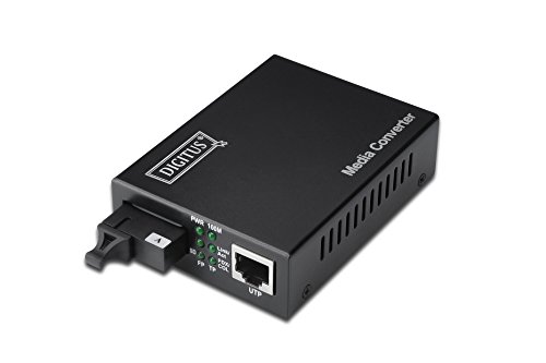 Preisvergleich Produktbild DIGITUS Professional Medienkonverter DN-82023_80 - Singlemode, Bidirektional - WDM Fast Ethernet - Tx1550nm / Rx1310nm - SC Buchse - bis zu 80 km - Schwarz