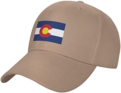 IMEEGIEN Flag of Colorado Baseball Cap for Men Women Solid Color Duck Tongue Hat Casquette