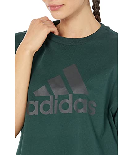 adidas Camiseta esportiva feminina Future Icon Badge of Sport, Sombra verde, PP