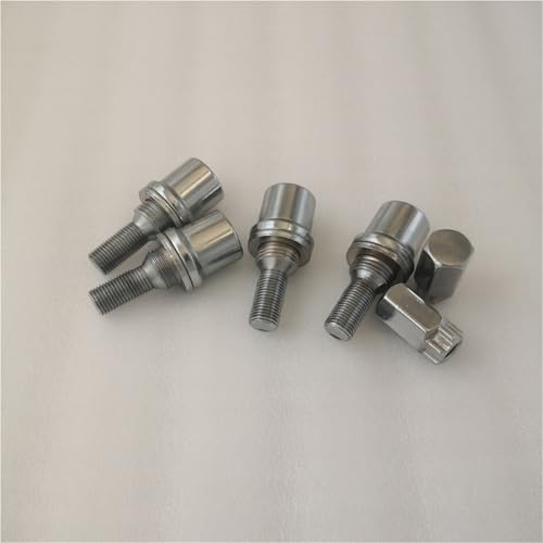 Tuerca de bloqueo M12x1.25 y tornillos de rueda para Citroen C5 Berlingo con adaptador antirrobo 4