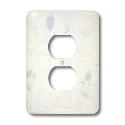 Carreaux de marbre gris blanc lsp_101045_6 plaque double prise au design géométrique