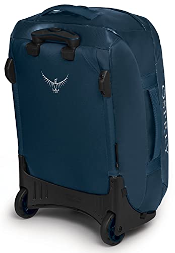 Osprey Transporter 40L Wheeled Travel Duffel Bag, Venturi Blue