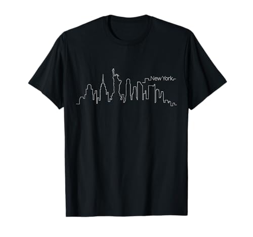 New York City Skyline NYC NY USA Amérique Souvenir T-Shirt