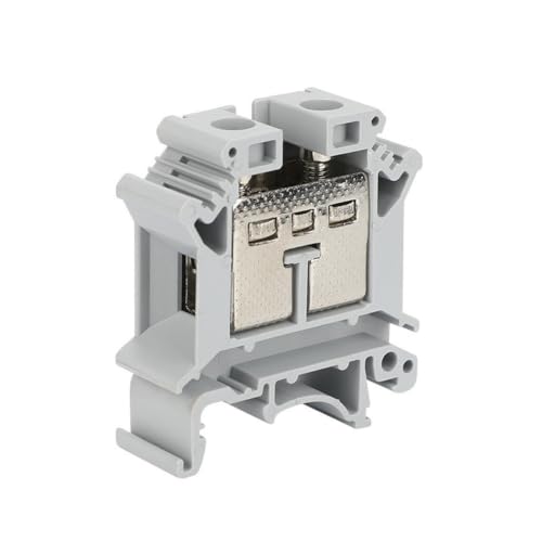 Bloque de terminales UK25N contra falsos contactos, conector eléctrico de tornillo, 5 uds 4