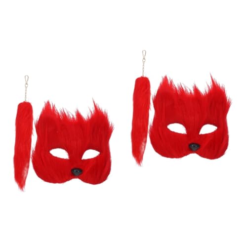 Masques de Renard Ajustables : Costume de Cosplay Confortable pour Jeux de Garçons et Filles