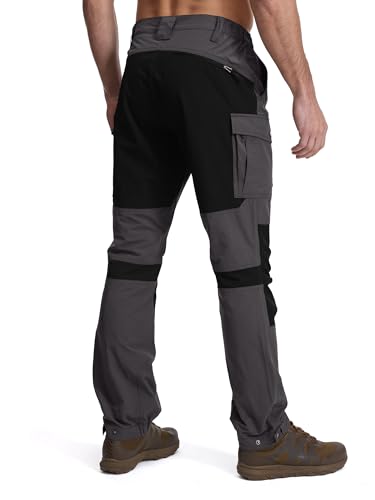 Jogwits Wanderhose Herren Outdoorhosen Wasserdicht Atmungsaktiv Taktische Hose Jagdhose Arbeitshosen Männer zum Outdoor-Aktivitäten