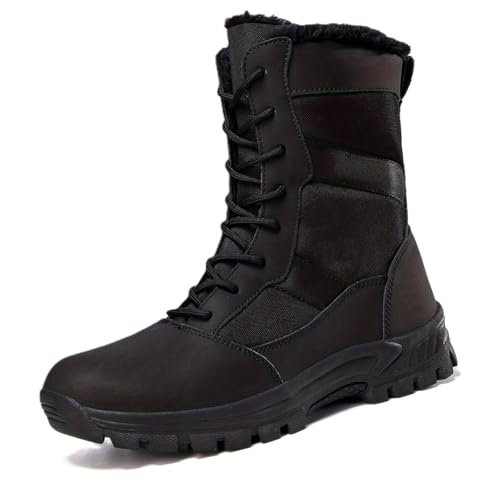 Winter Snow Boots, Men's Hiking Boots, Men's Tactical Boots, Outdoor Insulation Boots, Warm, Non-Slip, Durable