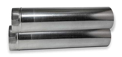 2 Pack 10 inch round duct sheet metal pipe image